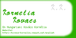 kornelia kovacs business card